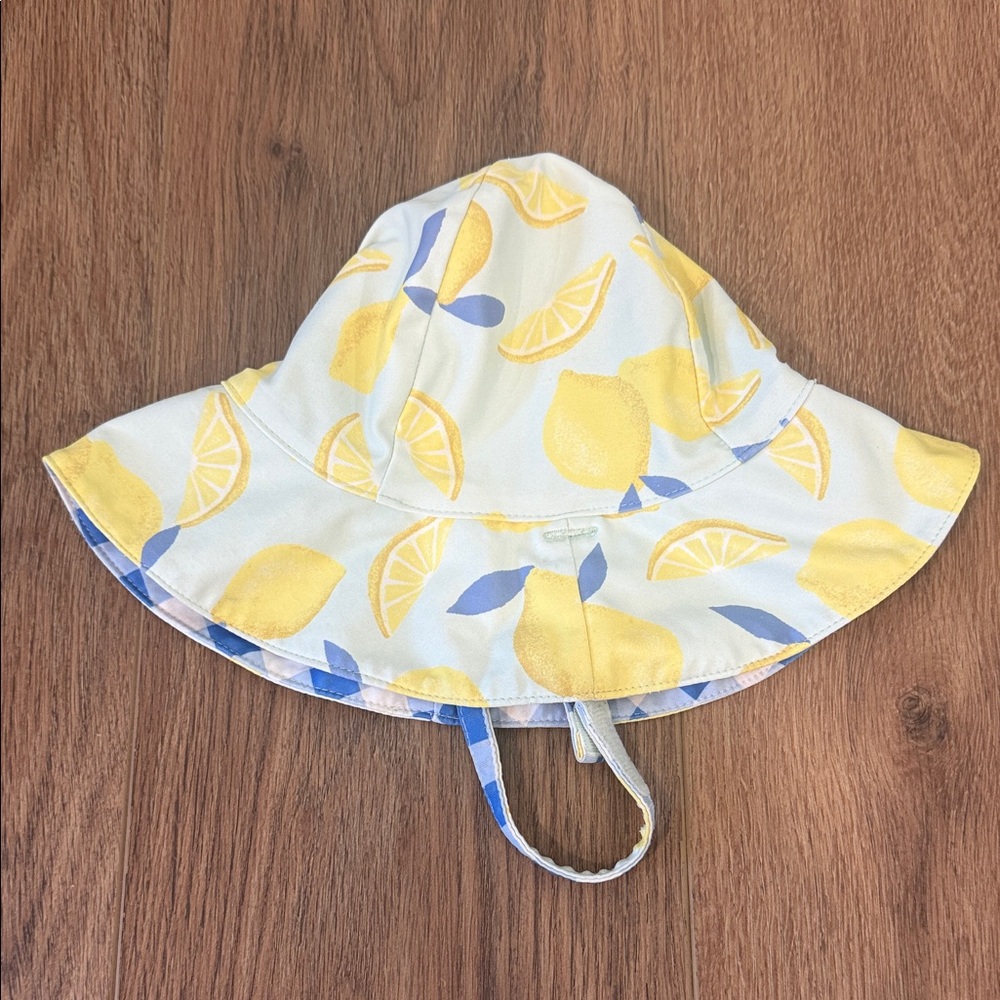 GAP Kids Lemon Print Reversible Swim Hat